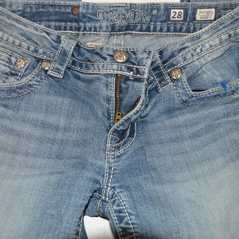 Miss Me skinny jeans Size 28  Excellent condition. - Picture 3 of 11